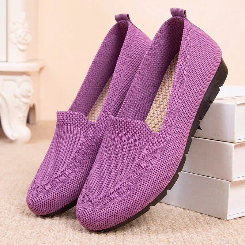 Ademende slip-on loafers voor dames