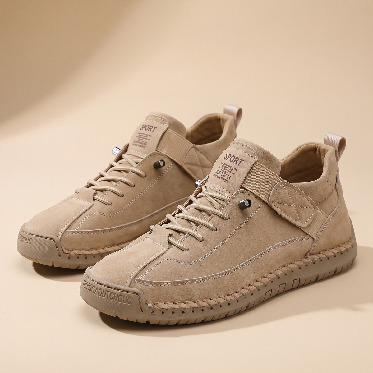 Ademende stoffen damessneakers | Comfortabele wandelschoenen zonder veters