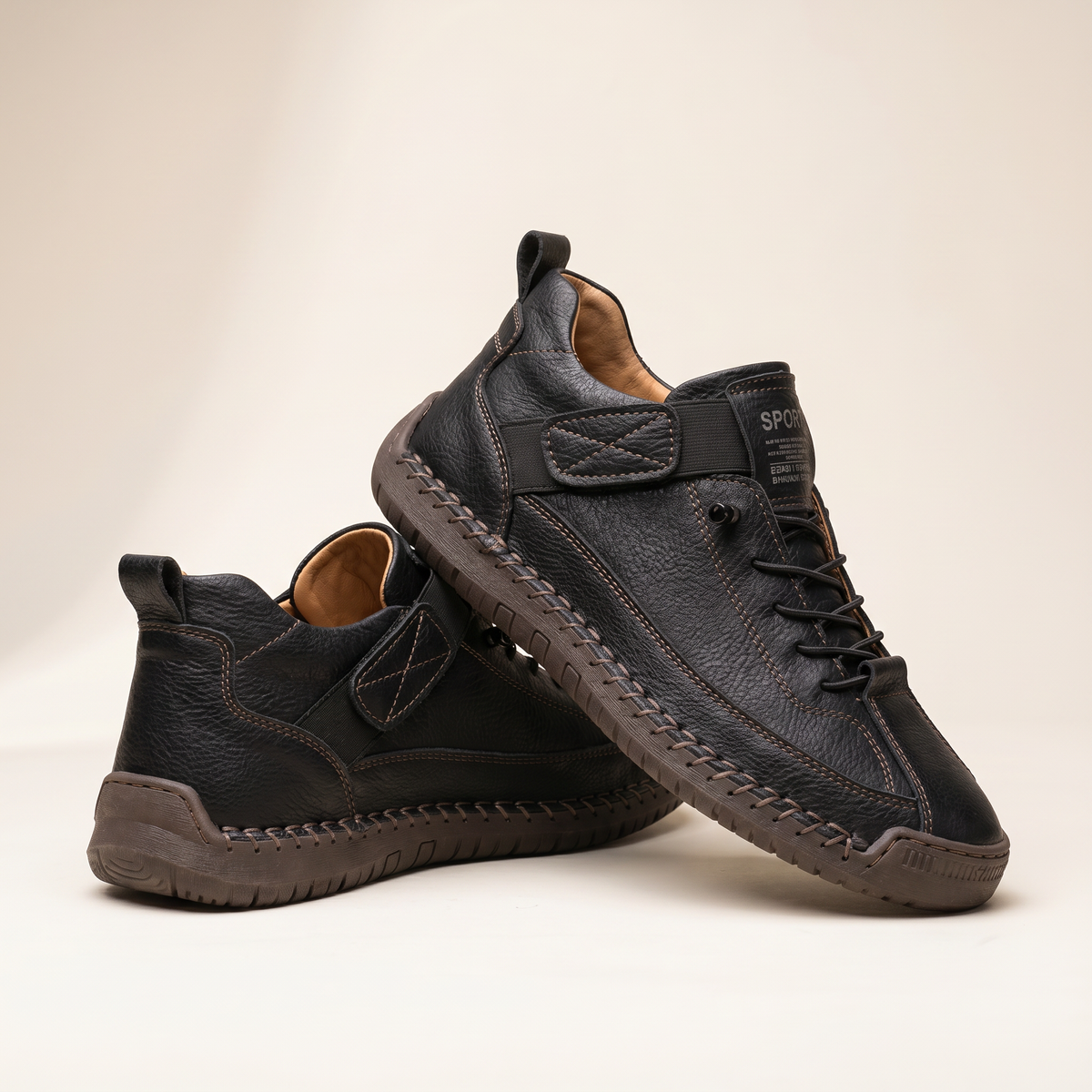 Ademende stoffen damessneakers | Comfortabele wandelschoenen zonder veters