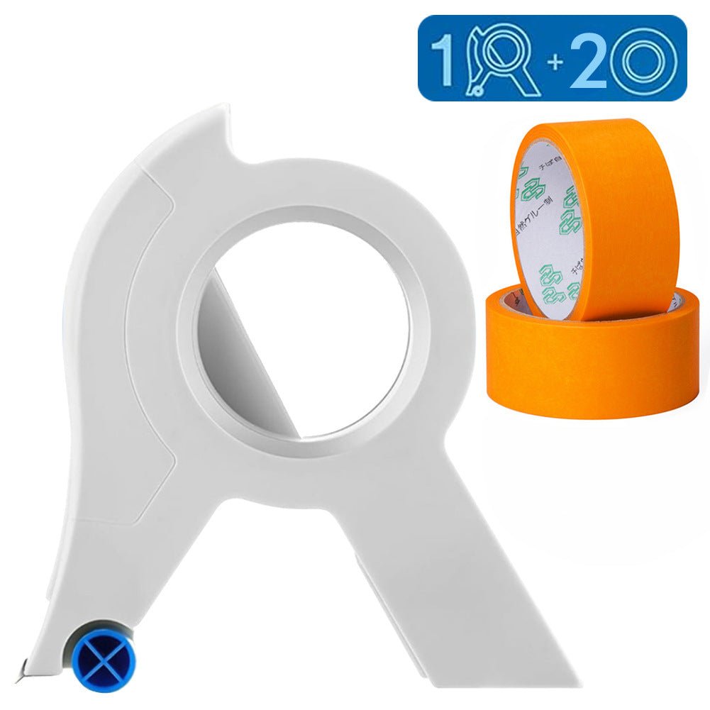 Afplaktape-applicator voor strakke verfranden – voor muren