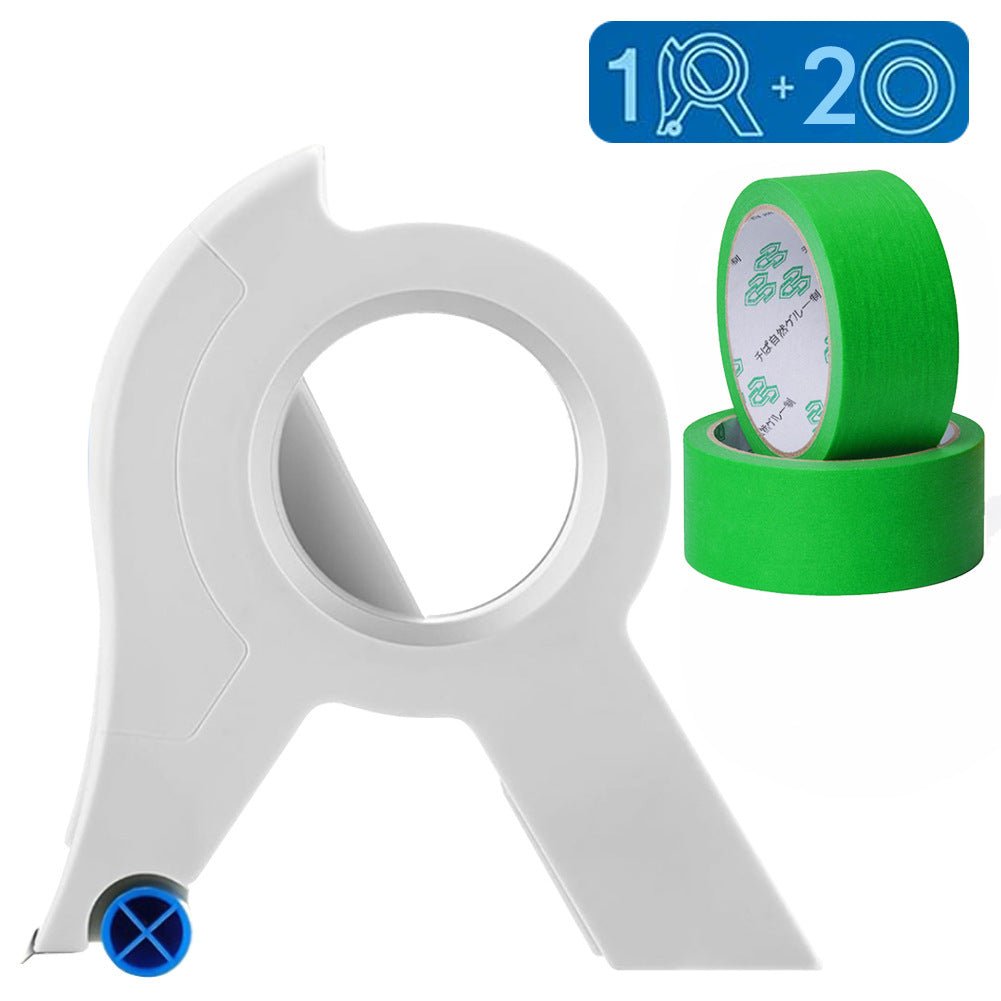 Afplaktape-applicator voor strakke verfranden – voor muren