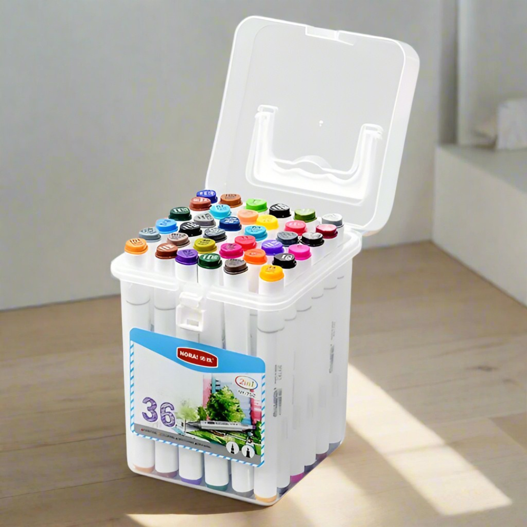 Afwasbare art markers met dubbele punt voor kinderen en volwassenen