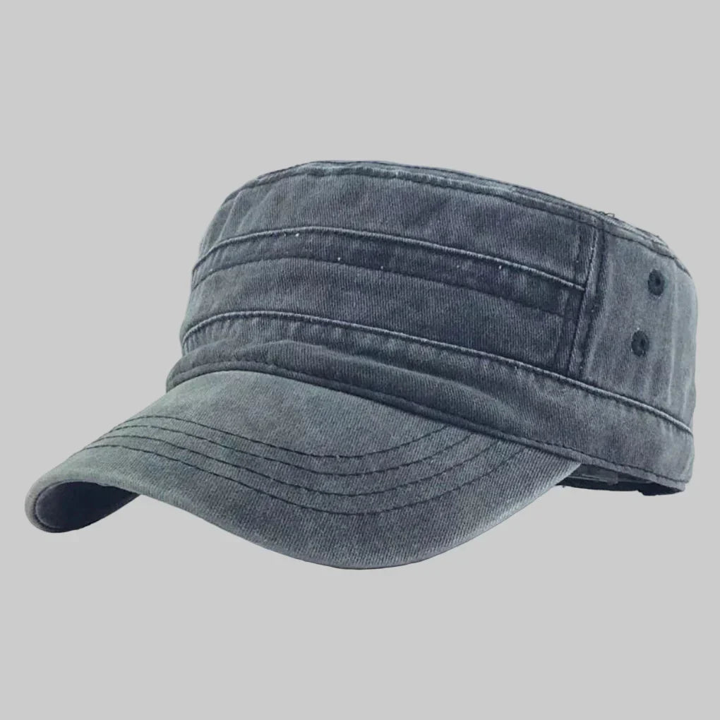 Army pet in retrostijl voor heren – Klassieke militaire stijl met moderne details