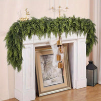 Art deco kerstslinger — Buigzaam kunstgroen lint
