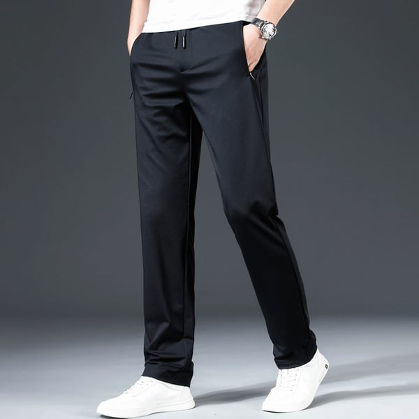 Athleisure Herenbroek met Elastische Pasvorm, Stijlvol, Comfortabel en Modern, Ideaal voor Dagelijks Gebruik en Sport