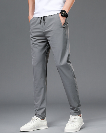 Athleisure Herenbroek met Elastische Pasvorm, Stijlvol, Comfortabel en Modern, Ideaal voor Dagelijks Gebruik en Sport