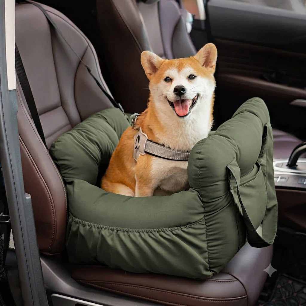 Autostoel voor grote honden - Draagbaar, comfortabel kussen voor onderweg