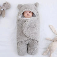 Babyslaapzak – fleece winterdeken teddybeer