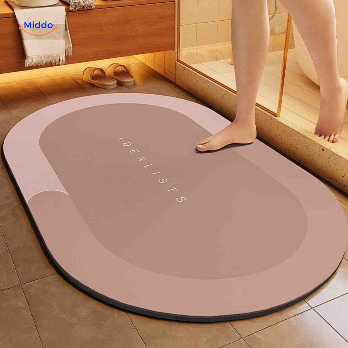 Badmat | Sneldrogend, antislip en waterabsorberend
