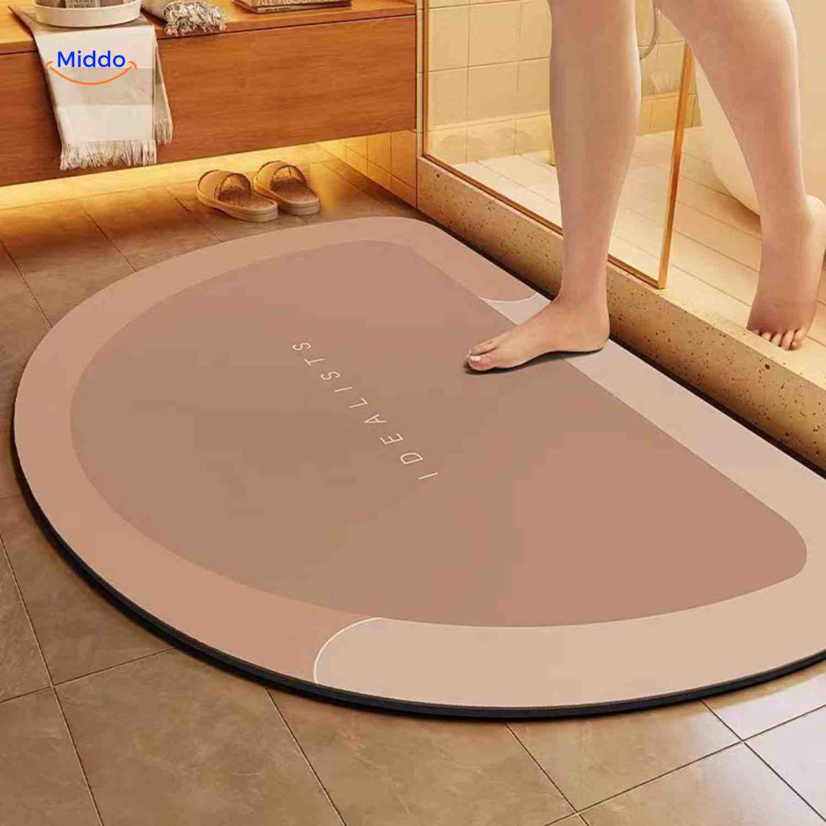 Badmat | Sneldrogend, antislip en waterabsorberend