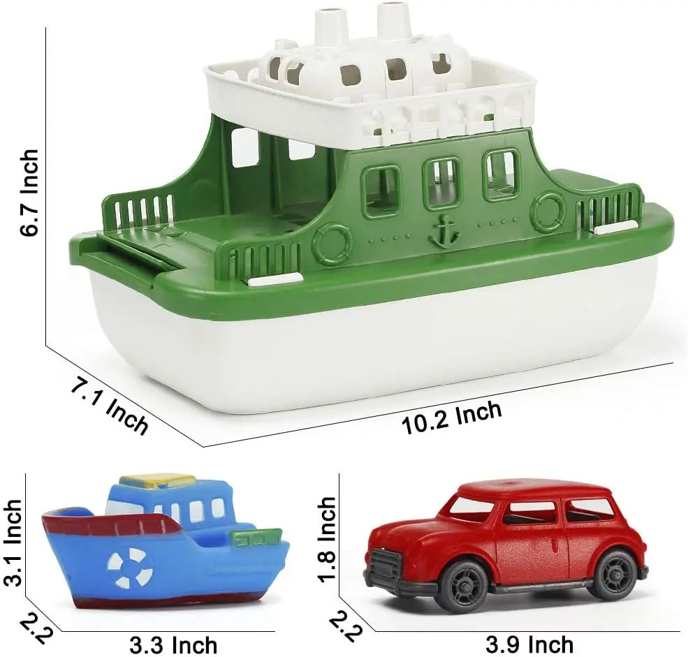 Badwaterspeelgoedset voor kinderen - Boten & auto's