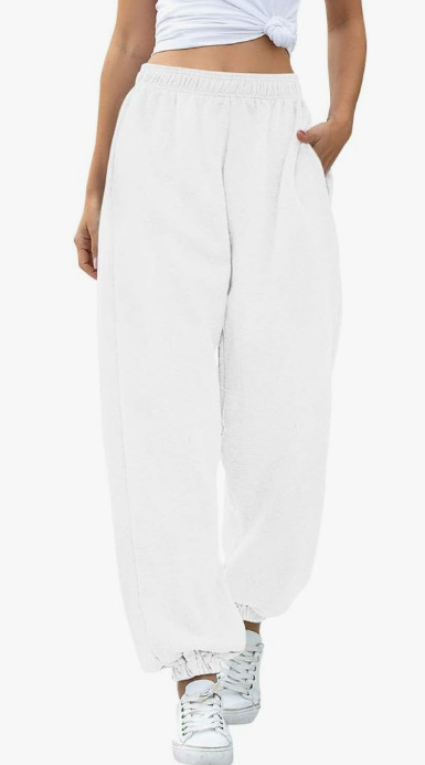 Baggy Joggingbroek met Hoge Taille voor Dames - Losse Pasvorm voor Bewegingsvrijheid en een Casual Look