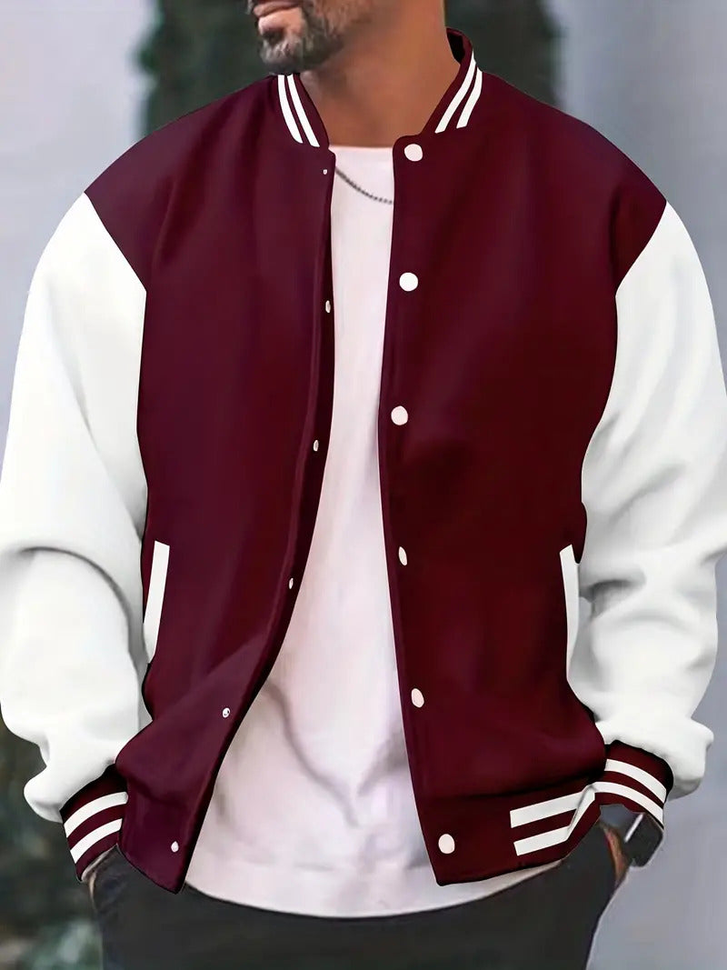 Baseball bomberjack voor heren – casual stijl voor de herfst