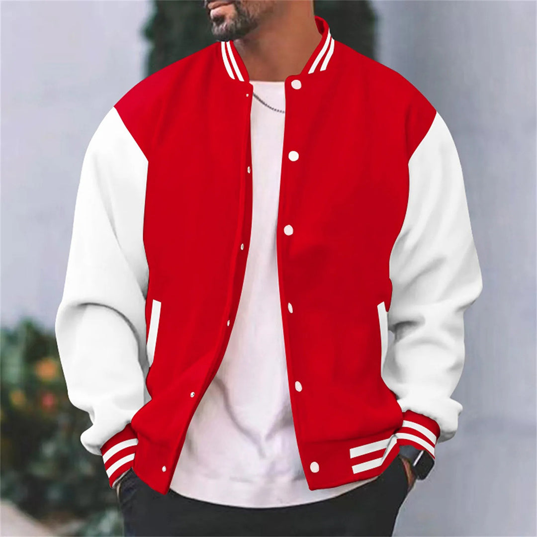 Baseball bomberjack voor heren – casual stijl voor de herfst