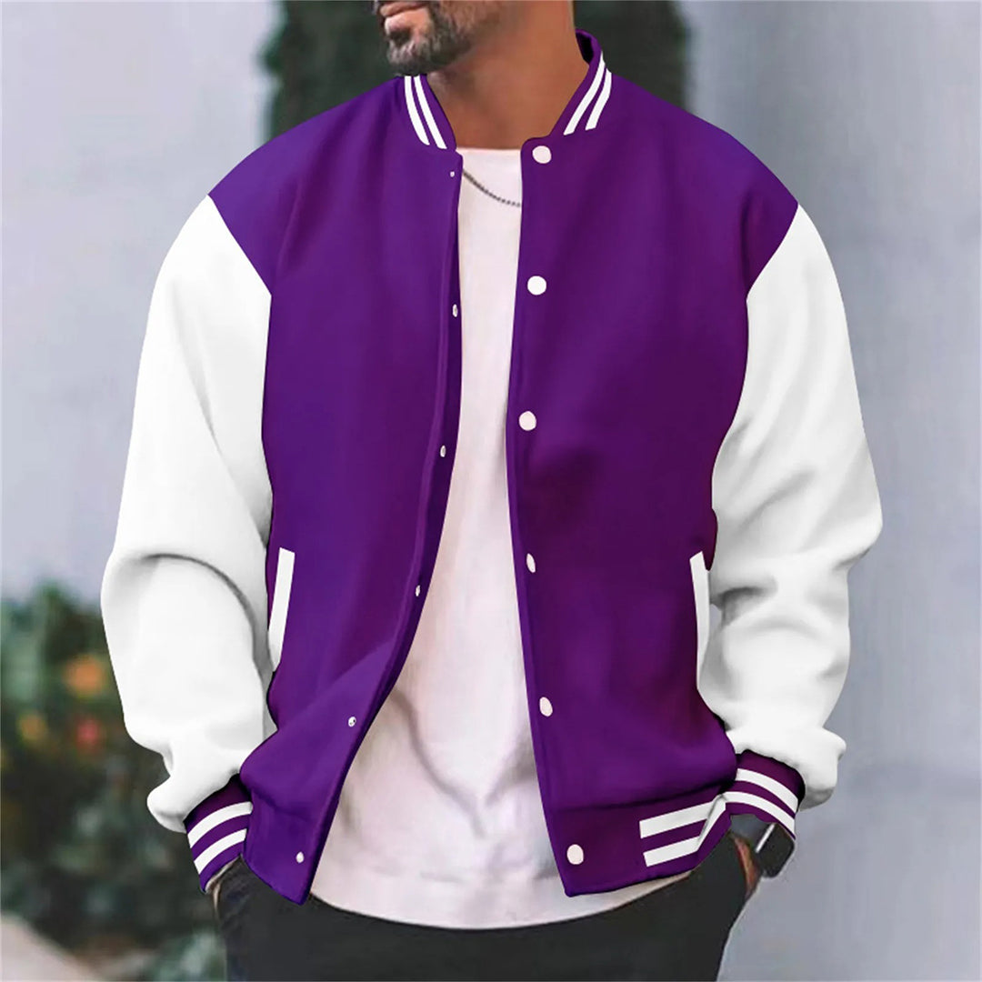 Baseball bomberjack voor heren – casual stijl voor de herfst