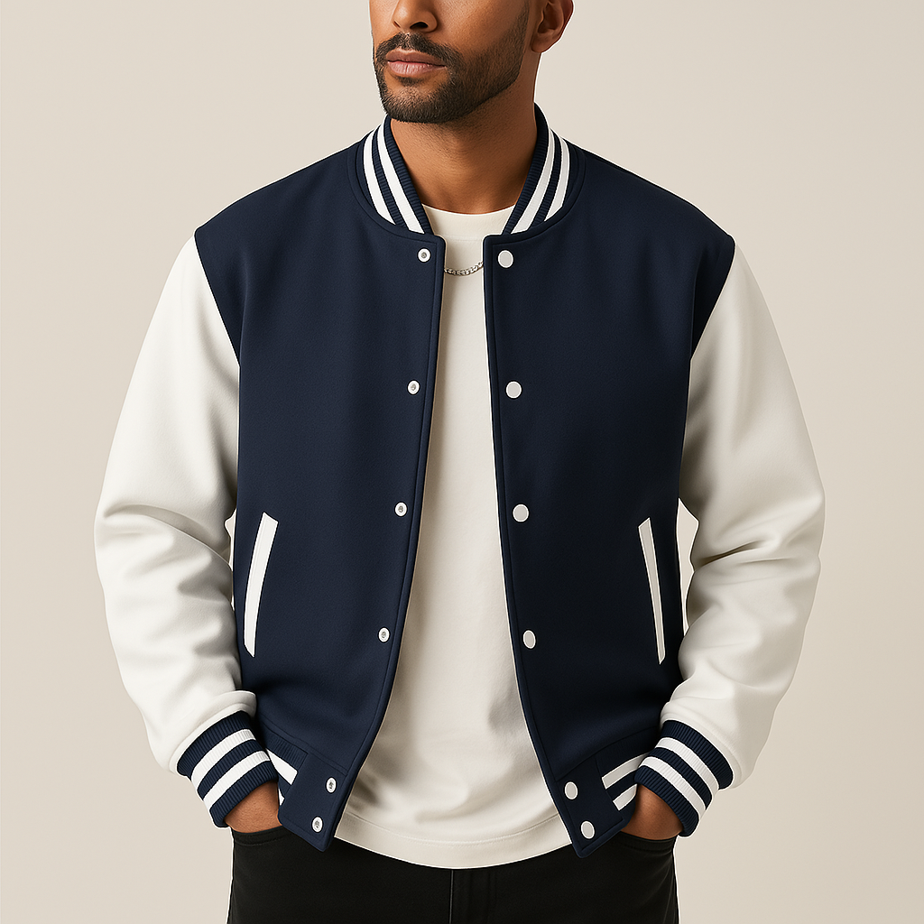 Baseball bomberjack voor heren – casual stijl voor de herfst