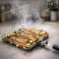 BBQ Grillmand | Roestvrij Staal | Gelijkmatige Warmteverdeling