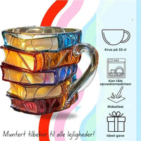 Boeken Mok - 3D Mok voor Unieke Koffiemomenten