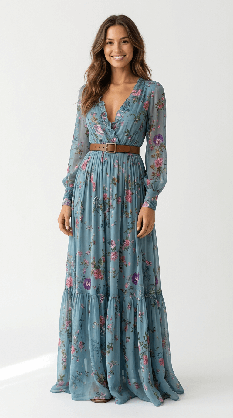 Boho maxi-jurk