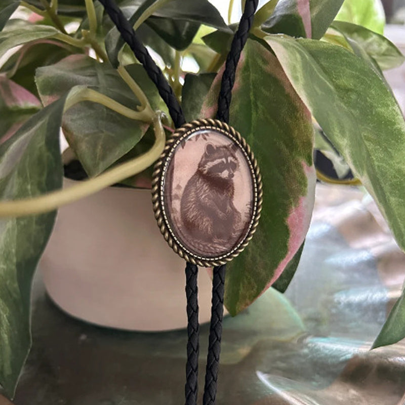 Bolo tie met banjospelende kikker