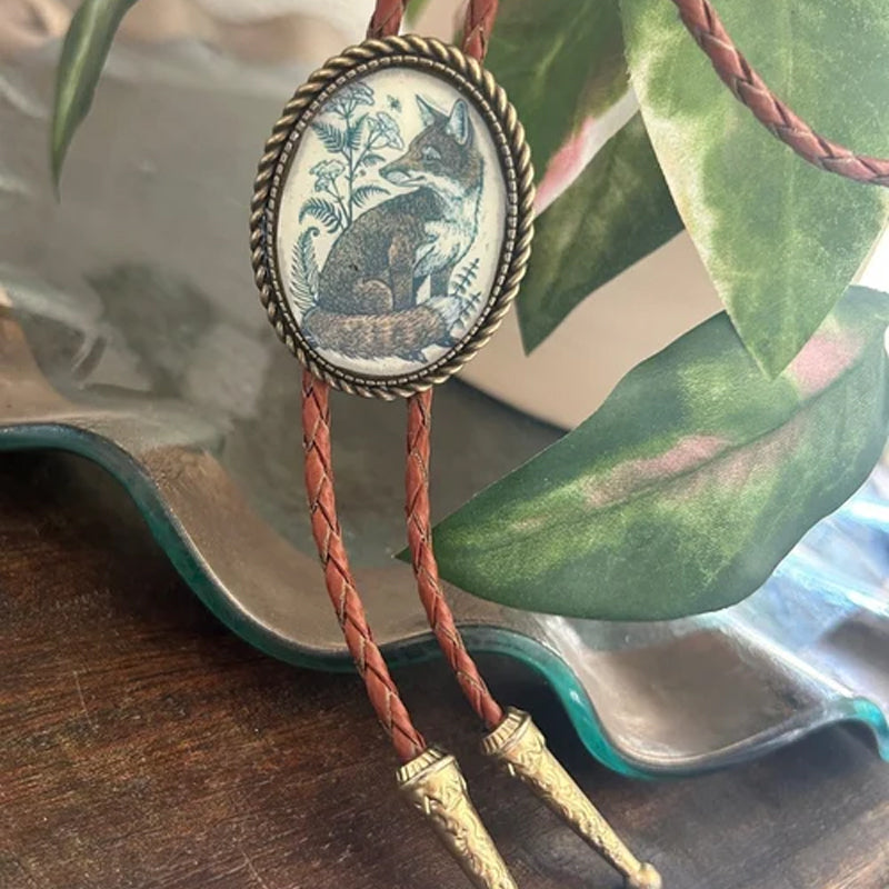 Bolo tie met banjospelende kikker