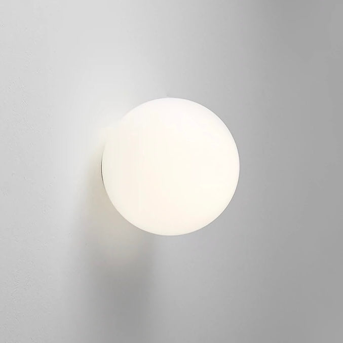 Bolwandlamp – Moderne glazen wandlamp – Elegante binnenverlichting