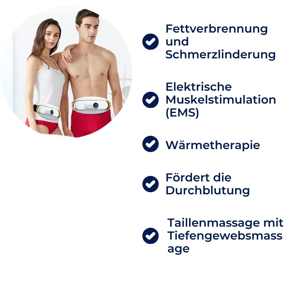 Buikvetverbrander – Afslankriem met EMS & Warmte