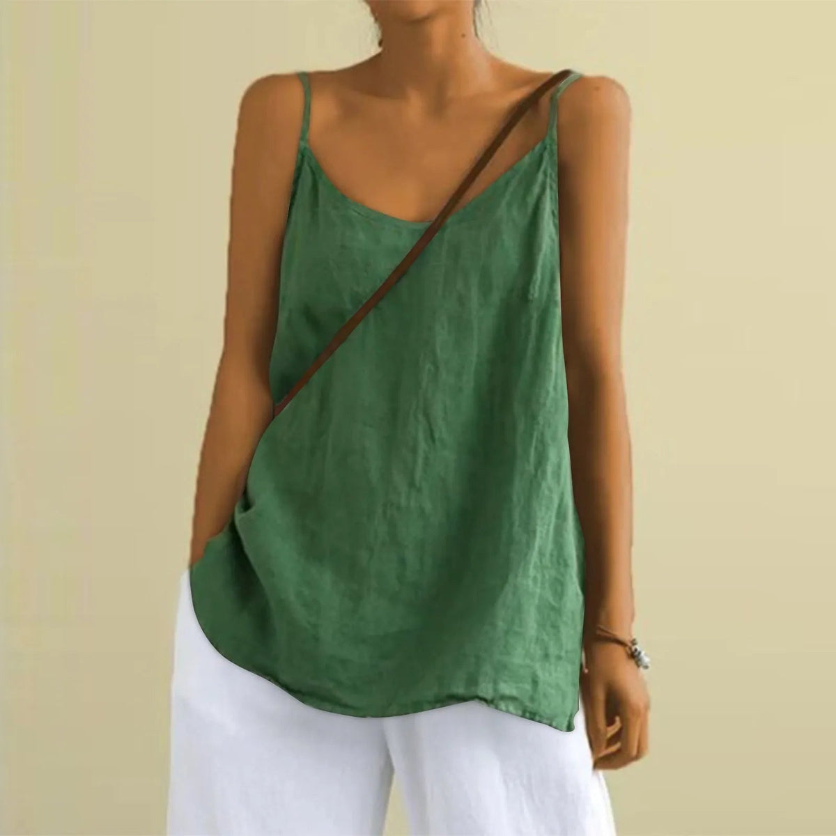 Camisole top met V-hals voor dames