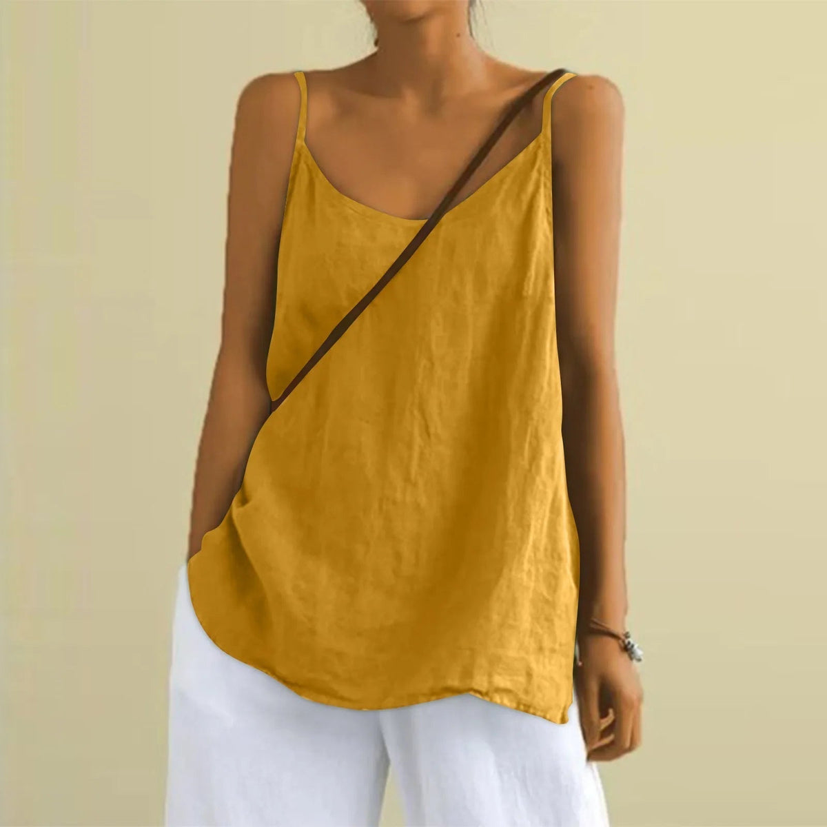 Camisole top met V-hals voor dames