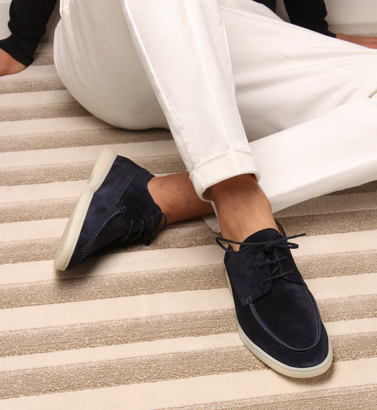 Casual bootschoenen met veters voor heren