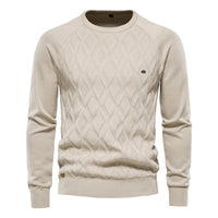 Casual gebreide herentrui