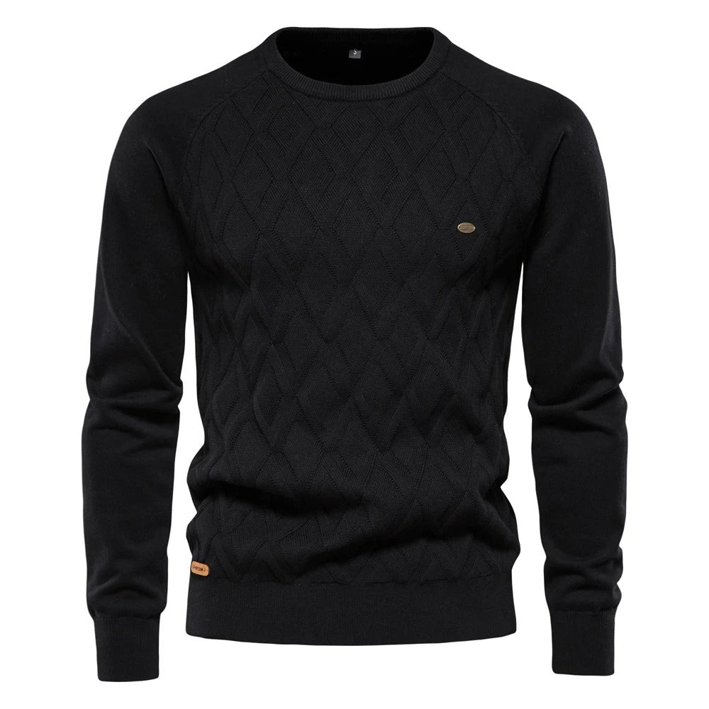 Casual gebreide herentrui