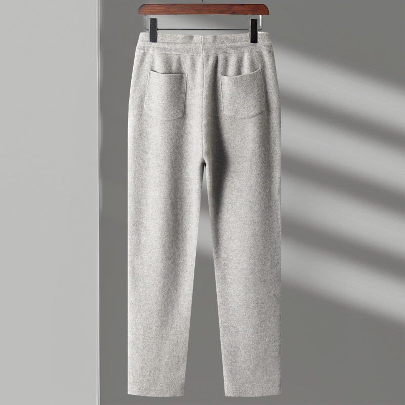 Casual herenbroek met trekkoord en losse pasvorm