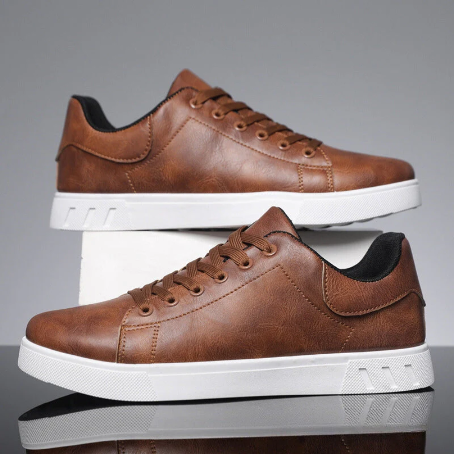 Casual herensneakers met veters
