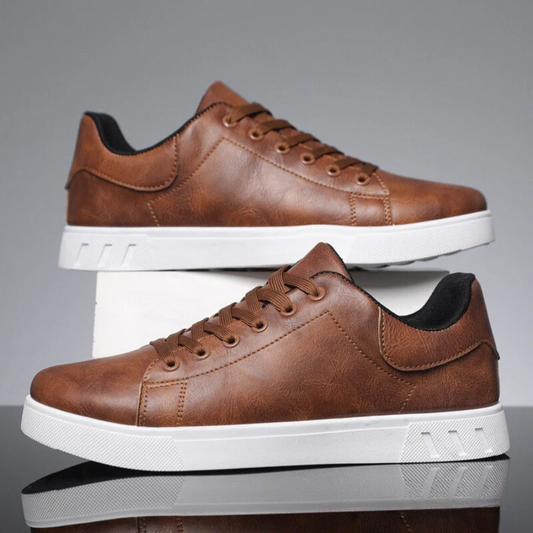 Casual herensneakers met veters
