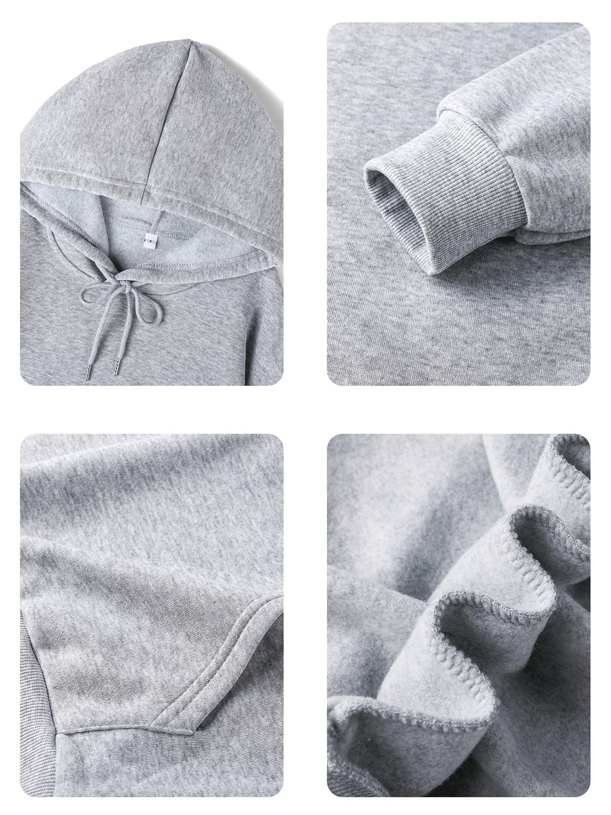 Casual hoodie voor dames met letteropdruk – blauw