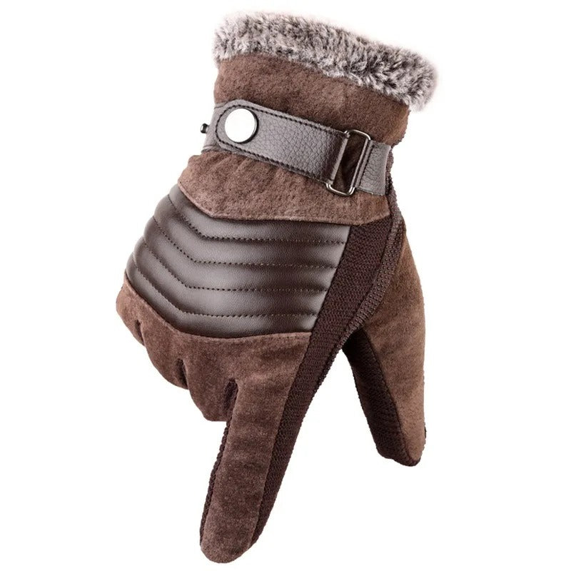 Casual leren handschoenen voor heren
