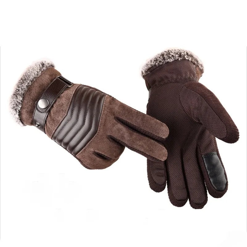 Casual leren handschoenen voor heren
