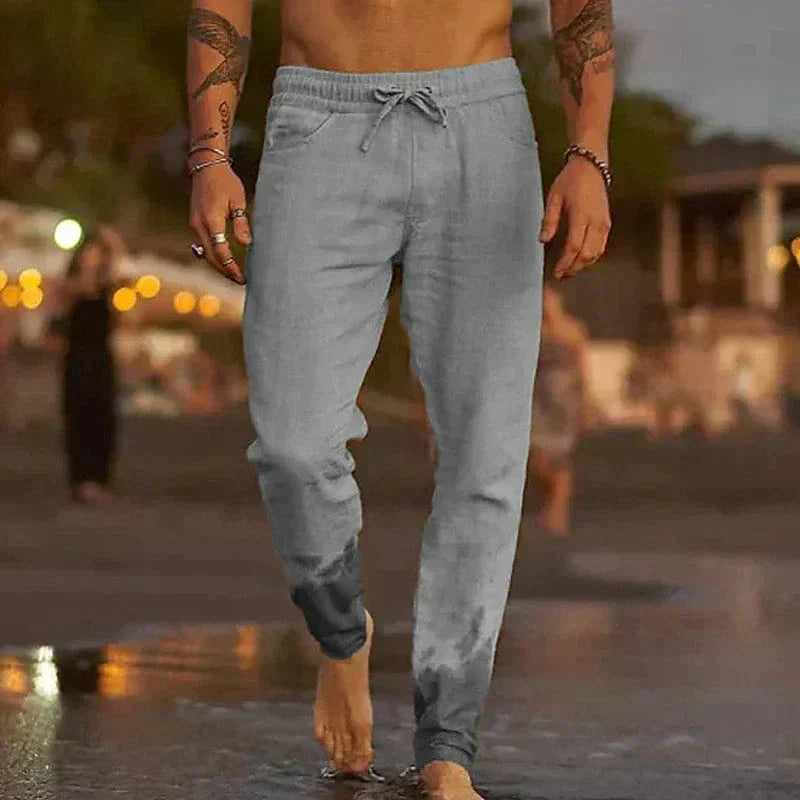 Casual linnen broek