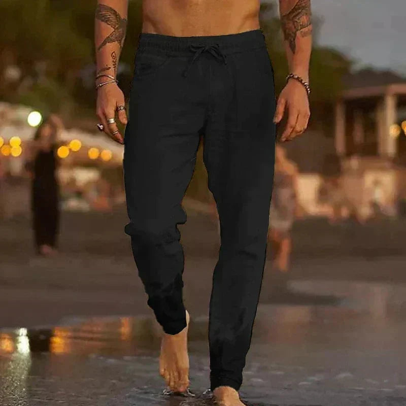 Casual linnen broek
