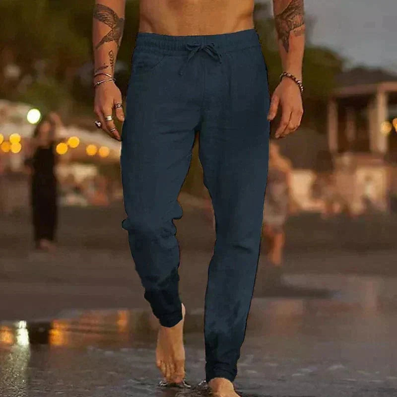 Casual linnen broek