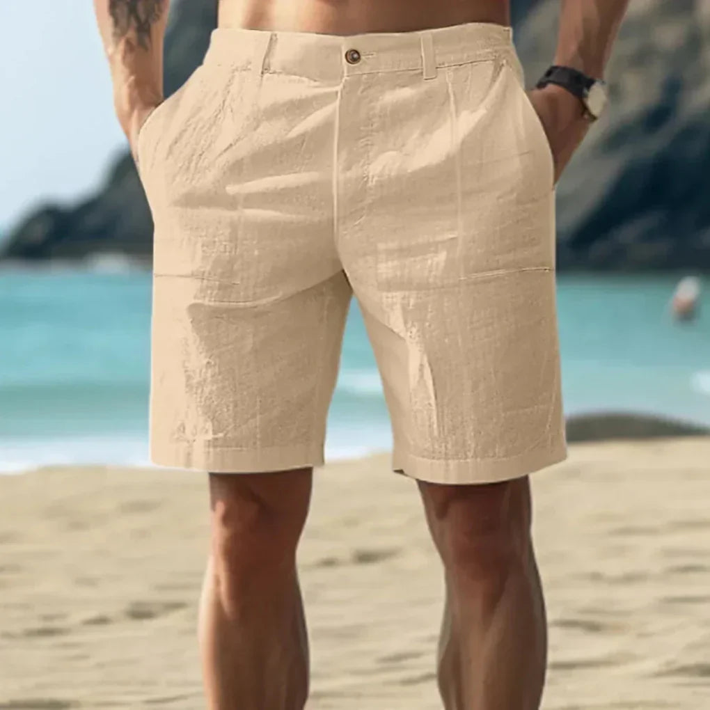 Casual linnen shorts voor heren