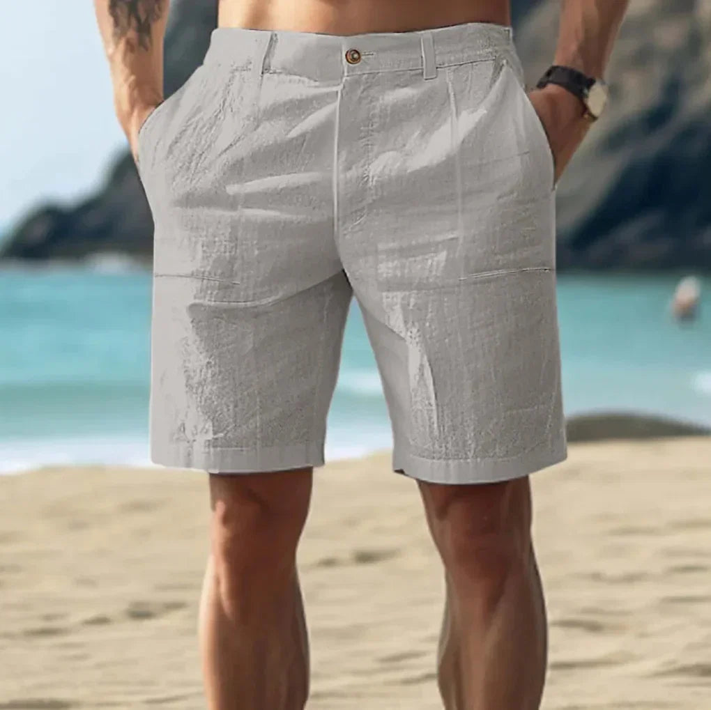 Casual linnen shorts voor heren
