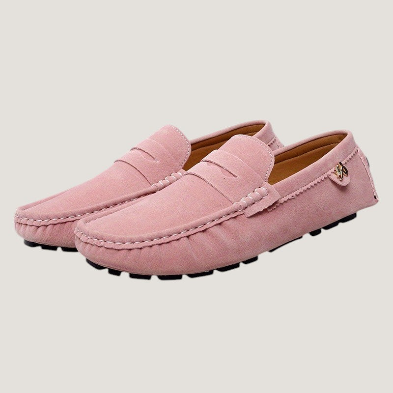 Casual mocassins voor heren met rubberen zool