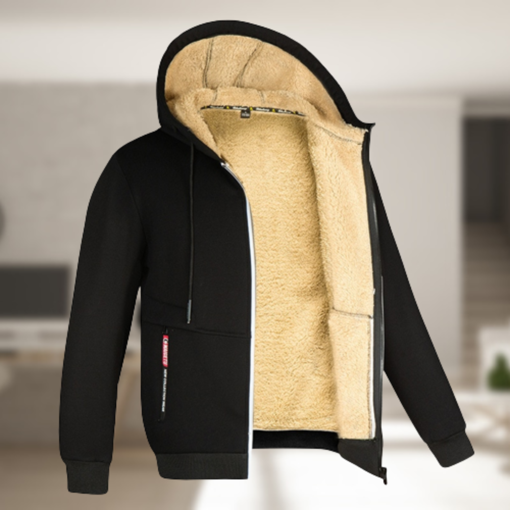 Casual winterhoodie voor heren