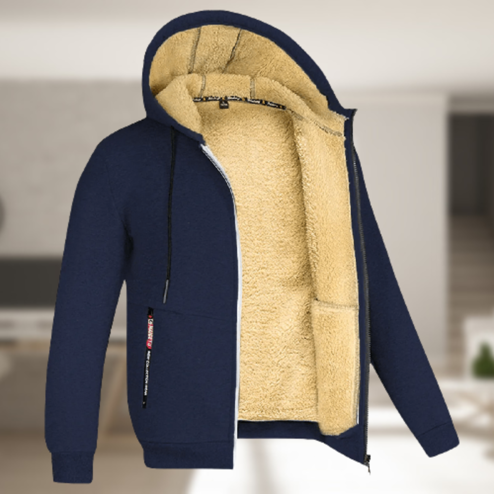 Casual winterhoodie voor heren