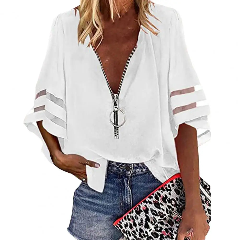 Chiffon blouse voor dames
