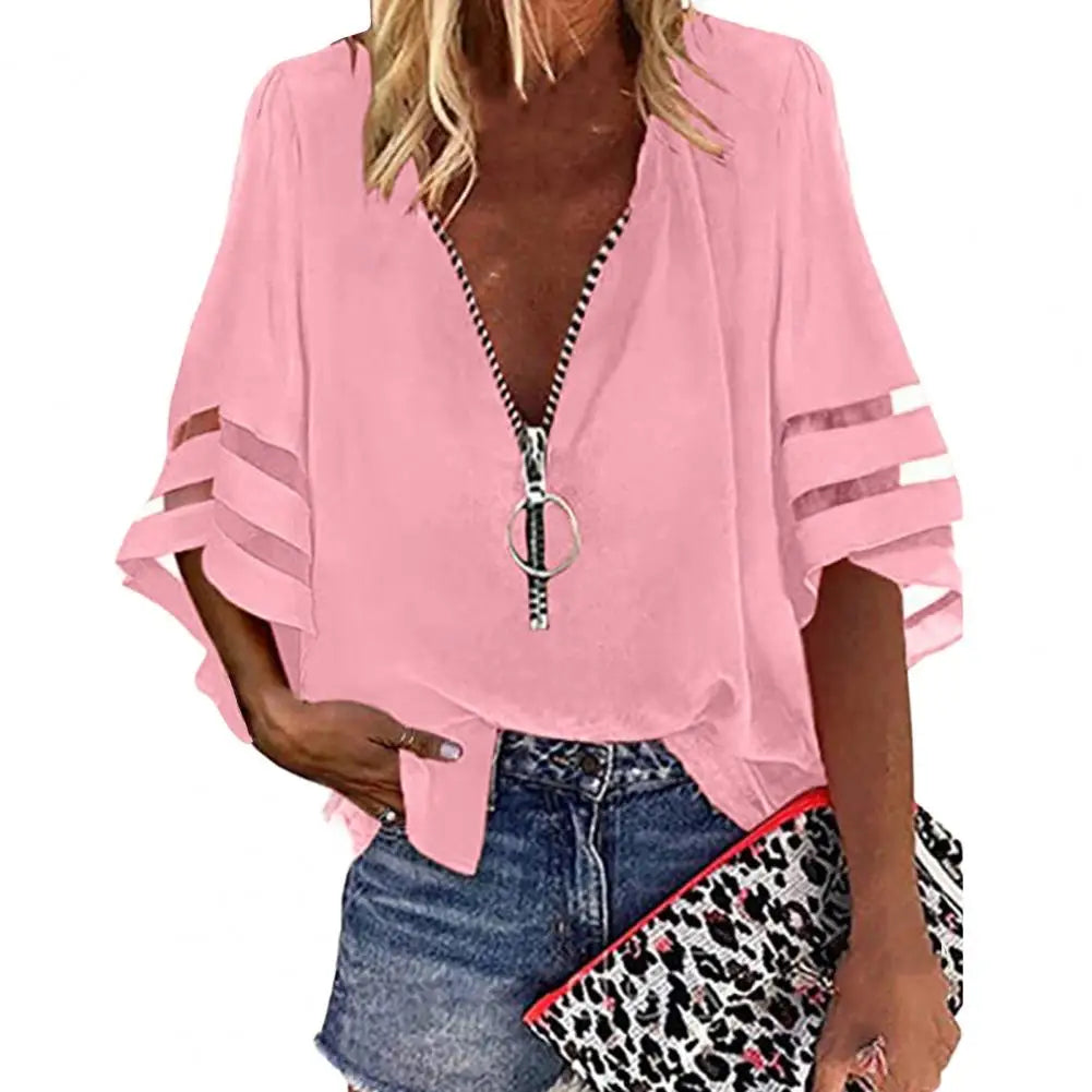 Chiffon blouse voor dames