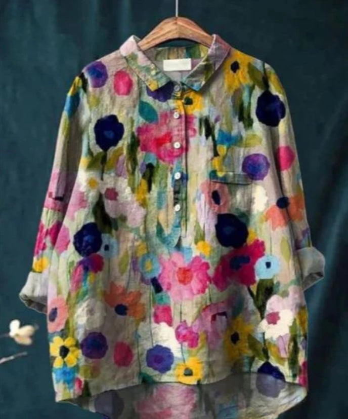Chique bloemenblouse | Elegantie & comfort