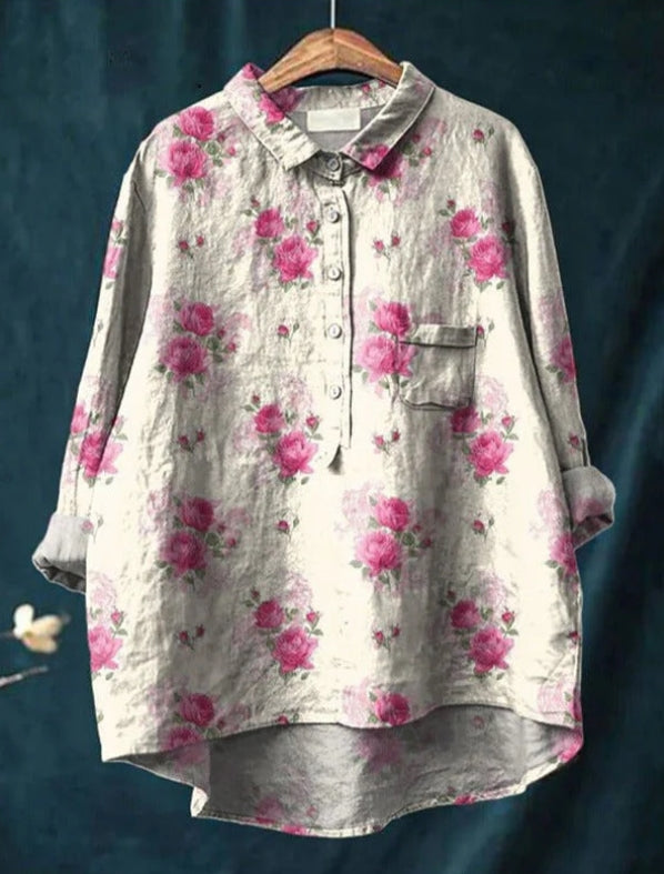Chique bloemenblouse | Elegantie & comfort